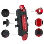 USB Rechargeable LED Bike Headlight and Taillight Set