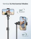 Sensyne 62" Phone Tripod & Selfie Stick Combo