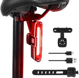 Rechargeable 110 Lumens Rear Bike Light with Modes