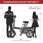 GOKU 350W Folding Electric Bike for Adults