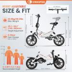 Gyrocopters Frost Electric City Bike - 350W Motor