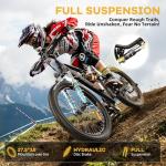 PASELEC 750W Full Suspension Electric Mountain Bike