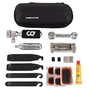 Bike Tyre Repair Kit with Inflator and Tools
