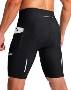 Men's 3D Padded Cycling Shorts with Pockets