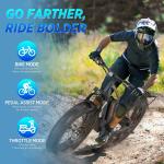 1000W Electric Fat Tire Bike for Adults