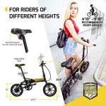 Swagtron 14” Folding Electric Bike with Battery