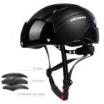 Shinmax Adjustable Bike Helmet with Magnetic Goggles