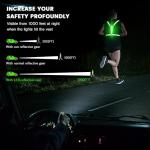 LED Reflective Running Vest with USB Rechargeable Light