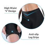 Baleaf Women's 9" Padded Bike Shorts, Black XL