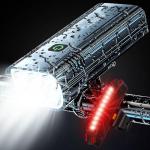 9000 Lumen LED Bike Headlight for Night Riding