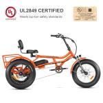 ADDMOTOR 750W Electric Trike for Adults, Orange