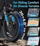 500W Electric Tricycle for Adults with Basket