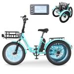 MOONCOOL Folding Electric Trike for Adults