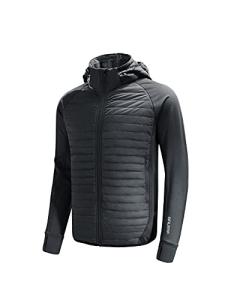 BALEAF Men's Lightweight Thermal Running Jacket - Dark Grey