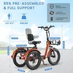 MOONCOOL Folding Electric Trike for Adults