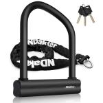 Heavy Duty 18mm U Lock with Chain and Keys