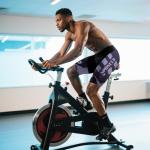 Sponeed Men's Padded Cycling Shorts - Gray, Large