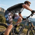 Sponeed Men's Padded Cycling Shorts - Gray, Large