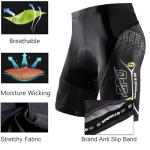 Sponeed Men's Yellow Multi Road Cycling Shorts