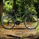 Huffy Hardtail Mountain Bike in Military Green