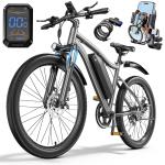 26" Electric Mountain Bike with Removable Battery