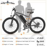 26" Electric Mountain Bike with Removable Battery