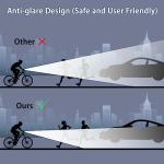 Super Bright USB Rechargeable Bike Headlight - 5 Modes