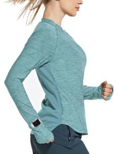 BALEAF Women's Lightweight Long Sleeve Running Shirt