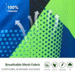 Sponeed Men's Breathable Full Zip Bike Jersey