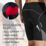 Santic Men’s 4D Padded Cycling Shorts - Grey XL