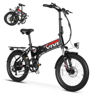 Vivi 20" Folding Electric Bike with Removable Battery