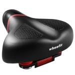 Comfortable Wide Bike Seat with Cushion and Shock Absorption