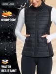 BALEAF Women's Lightweight Water-Resistant Puffer Vest