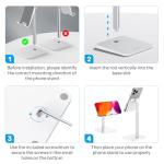 Adjustable Desk Phone Stand for All Smartphones