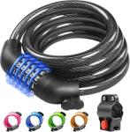 High-Security 5-Digit Bike Lock Cable