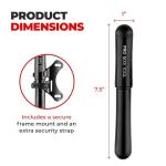 Mini Bike Pump - Fits Presta & Schrader Valves