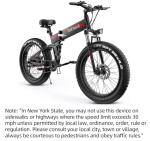 TotGuard 26" Fat Tire Electric Mountain Bike