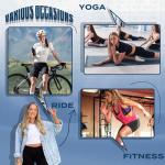 Sundwudu Women's Biker Shorts 4-Pack for Summer