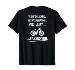 Funny Electric Bike T-Shirt for Cyclists