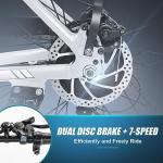 ANCHEER 500Wh Electric Bike for Adults, 60 Miles