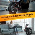 Folding 1000W Electric Bike with 80-Mile Range