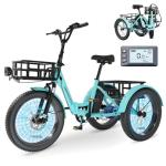 MOONCOOL Folding Electric Tricycle for Adults