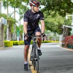 Men's Short Sleeve Cycling Jersey and Padded Shorts