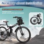 VIVI 26" Folding Electric Mountain Bike for Adults