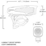 NiteRider Lumina 1200 Boost USB Rechargeable Bike Light