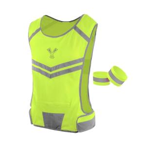 High-Visibility Yellow Reflective Running Vest