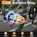 26" 520W Electric Bike for Adults