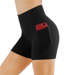 High-Waisted Women's Yoga Shorts with Pockets