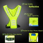 TOURUN Reflective Safety Vest for Cycling and Running