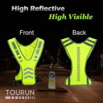 TOURUN Reflective Safety Vest for Cycling and Running